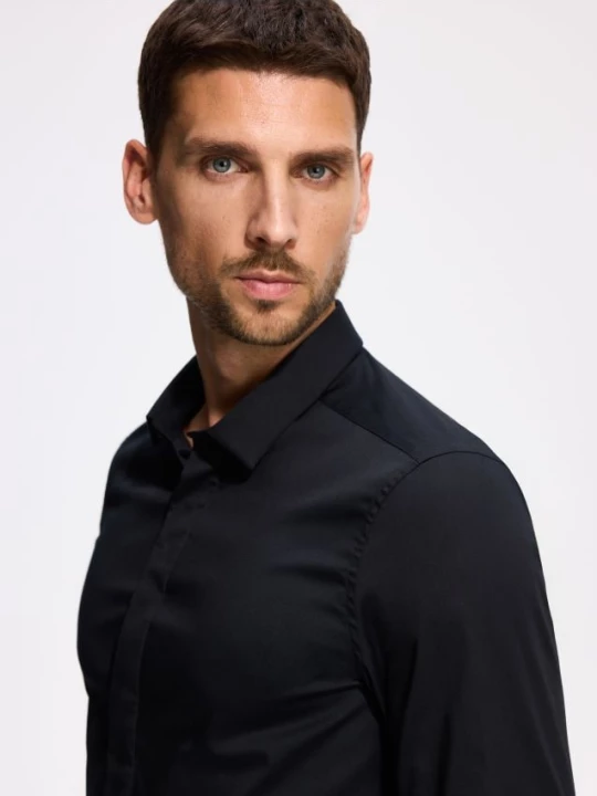 Obrázek produktu Reserved - Hladká košile super slim fit - černý