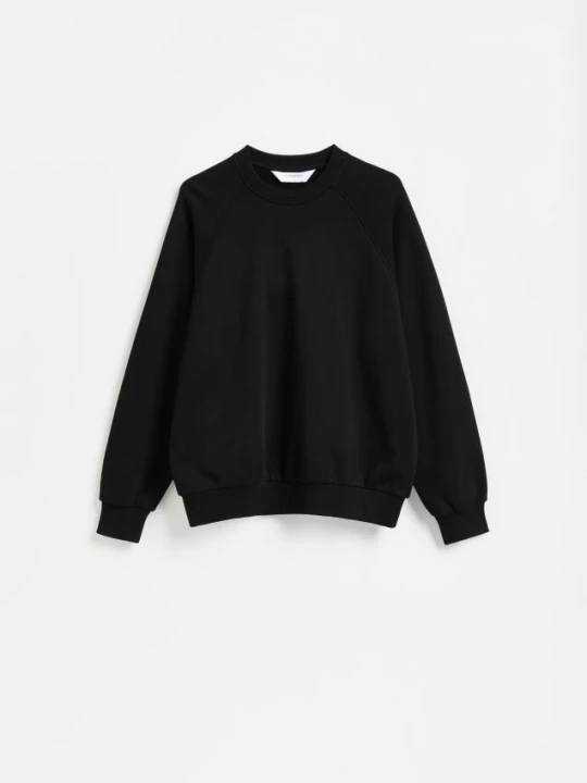 Obrázek produktu Reserved - Hladká mikina oversized - černý