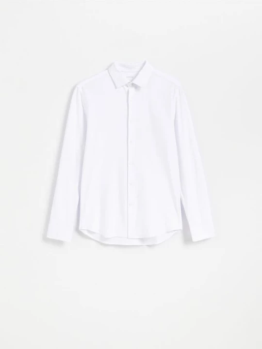 Obrázek produktu Reserved - Jednobarevná košile slim fit - bílá