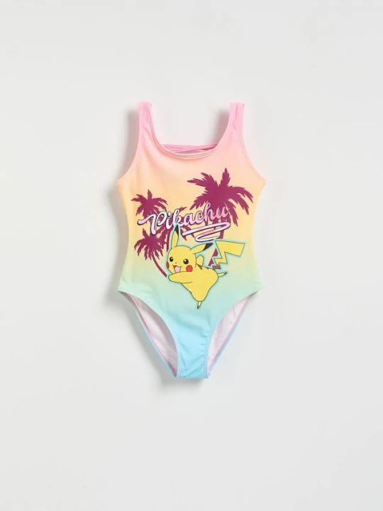Obrázek produktu Reserved - Jednodílné plavky Pokémon - vícebarevná