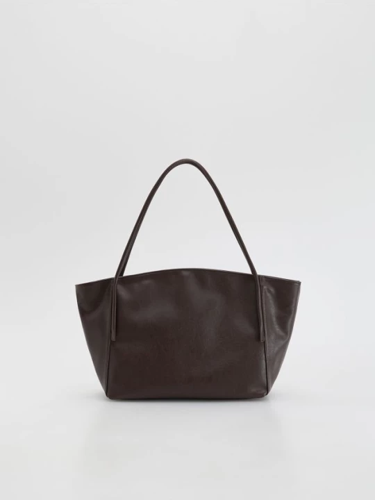 Obrázek produktu Reserved - Kabelka shopper - tmavě hnědá