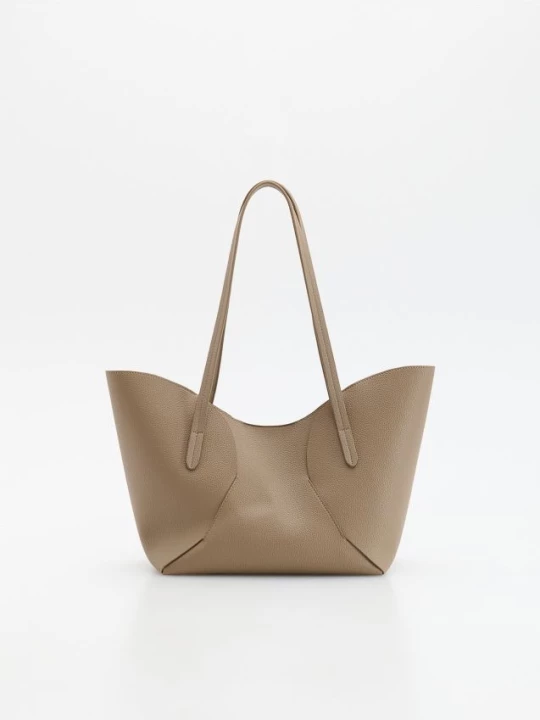 Obrázek produktu Reserved - Kabelka shopper - tmavě hnědá