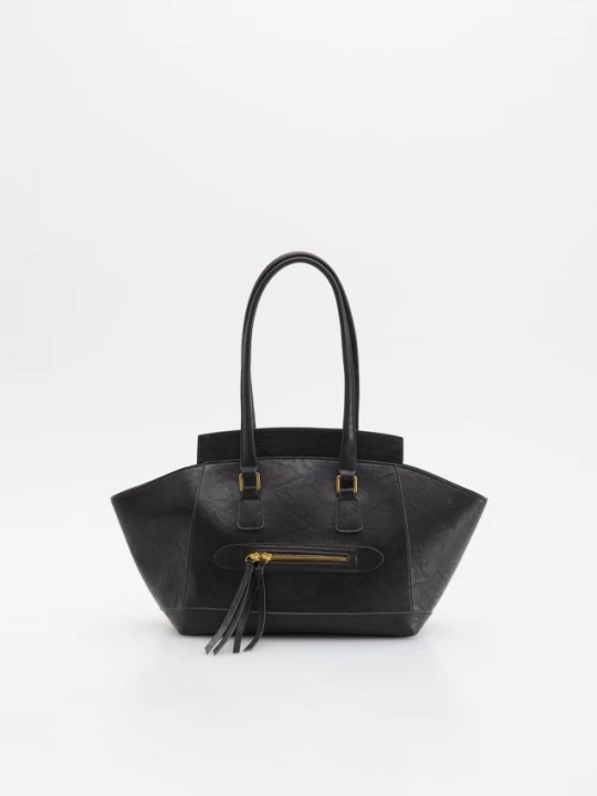 Obrázek produktu Reserved - Kabelka shopper - tmavě hnědá