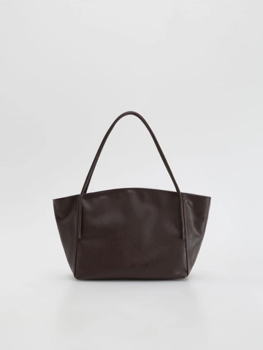Obrázek produktu Reserved - Kabelka shopper - tmavě hnědá