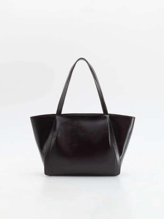 Obrázek produktu Reserved - Kabelka shopper z napodobeniny kůže - mahagonová