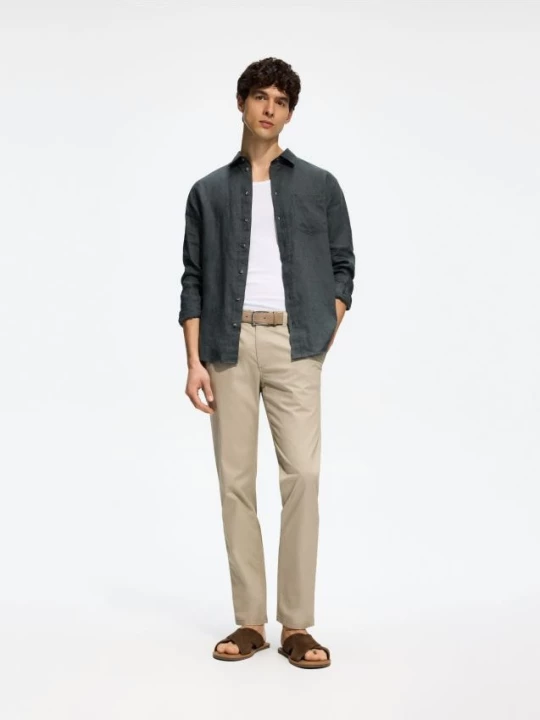 Obrázek produktu Reserved - Kalhoty chino slim fit - béžová