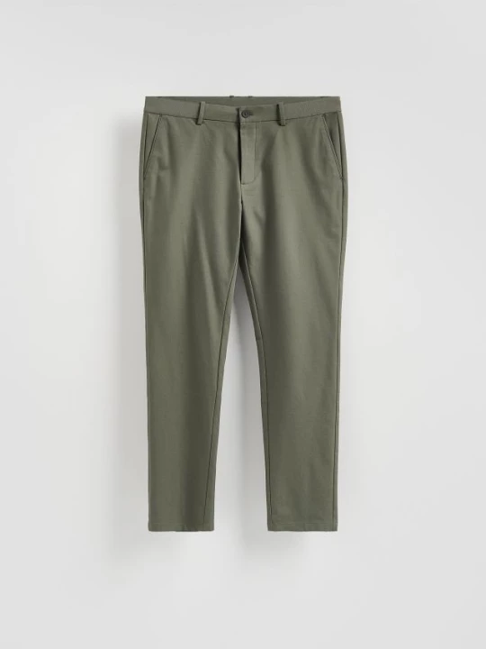 Obrázek produktu Reserved - Kalhoty chino slim fit - pudrově zelená