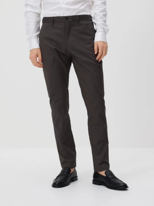 Obrázek produktu Reserved - Kalhoty chino slim fit - tmavě hnědá