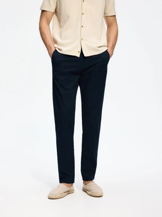 Obrázek produktu Reserved - Kalhoty chino slim fit - tmavomodrá