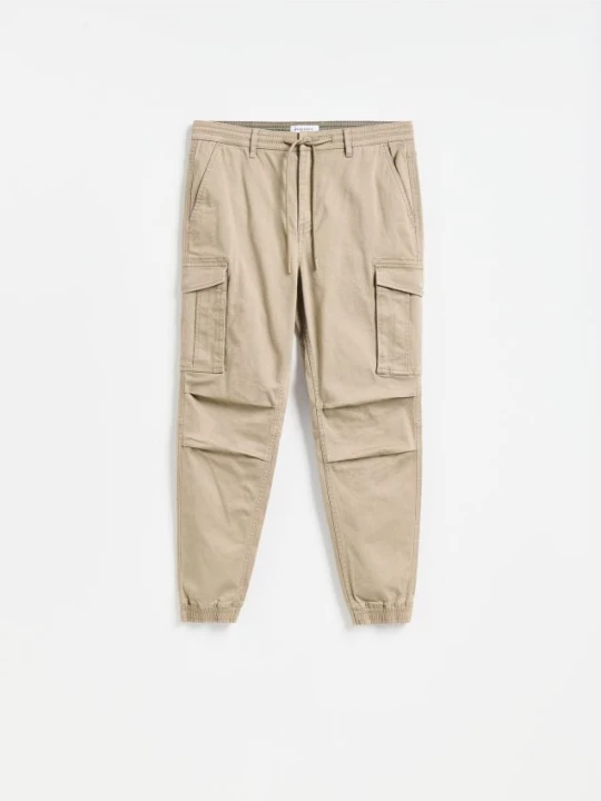 Obrázek produktu Reserved - Kalhoty jogger cargo - béžová