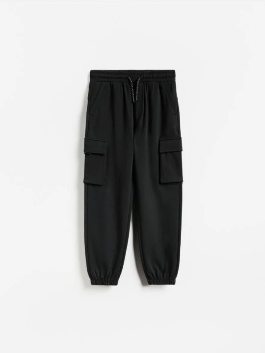 Obrázek produktu Reserved - Kalhoty jogger cargo - černý