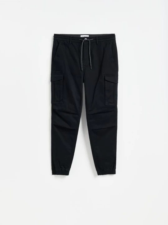 Obrázek produktu Reserved - Kalhoty jogger cargo - černý