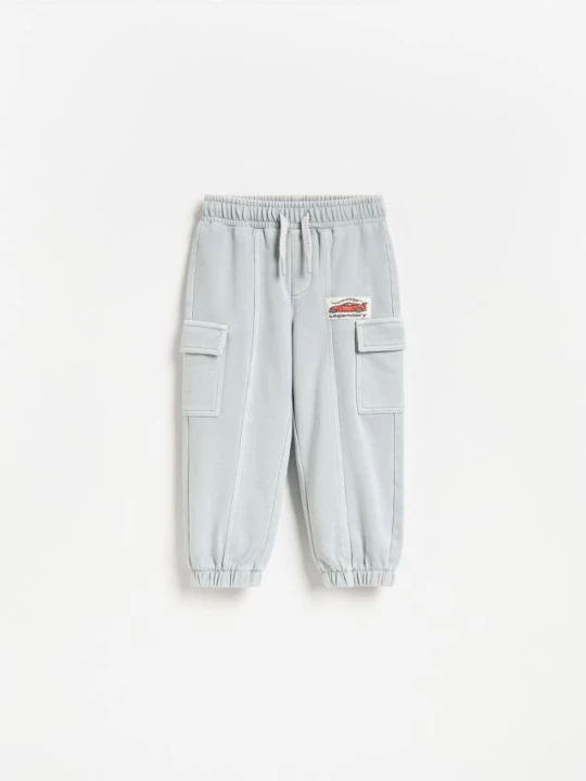 Obrázek produktu Reserved - Kalhoty jogger cargo - světle šedá