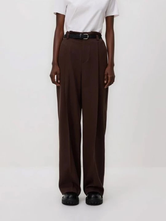Obrázek produktu Reserved - Kalhoty s páskem - hnědá