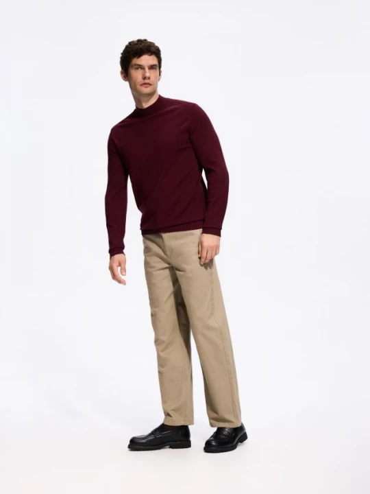 Obrázek produktu Reserved - Kalhoty wide leg - béžová