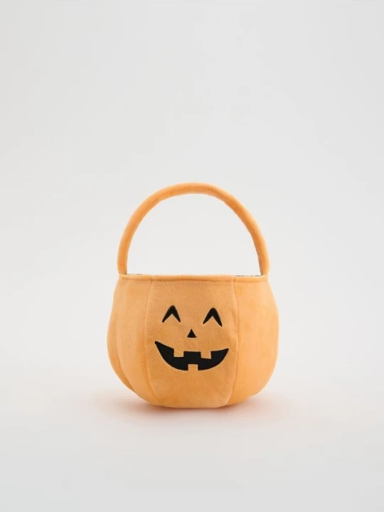 Obrázek produktu Reserved - Košík na Halloween - oranžová