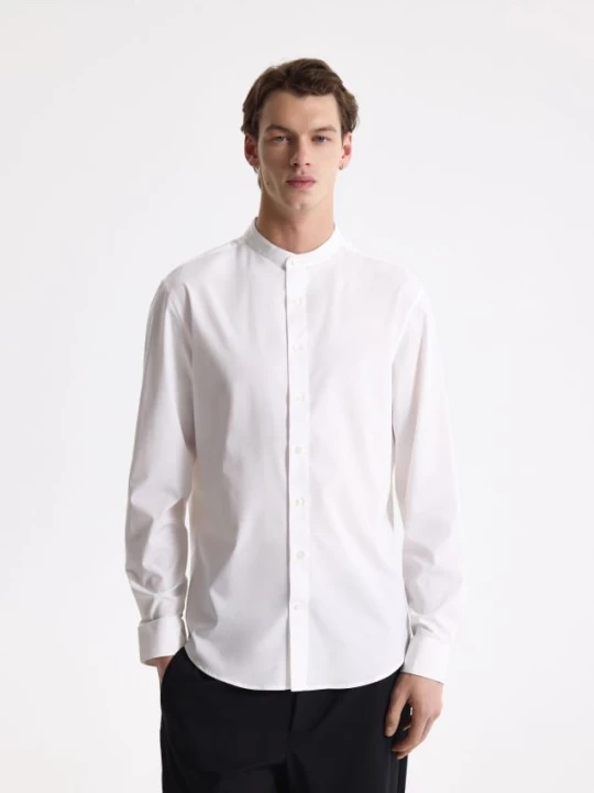 Obrázek produktu Reserved - Košile slim fit se stojáčkem - bílá