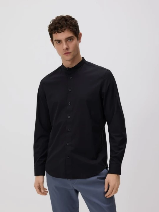 Obrázek produktu Reserved - Košile slim fit se stojáčkem - černý