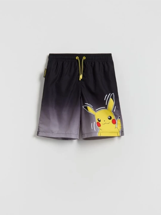 Obrázek produktu Reserved - Koupací kraťasy Pokémon - černý