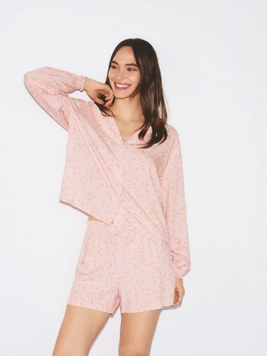 Obrázek produktu Reserved - LADIES` PYJAMA - pastelově růžová
