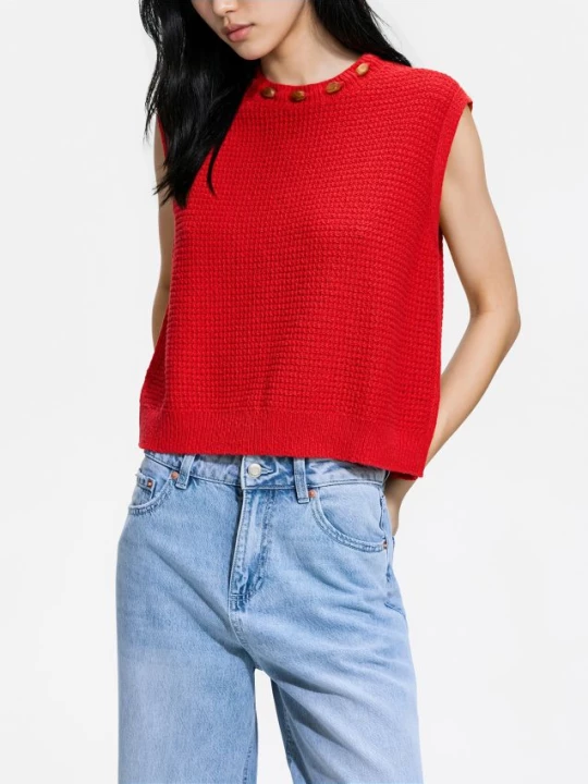 Obrázek produktu Reserved - LADIES` SWEATER - ostře červená