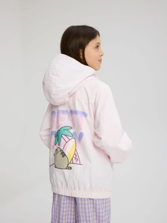 Obrázek produktu Reserved - Lehká bunda Pusheen - pastelově růžová
