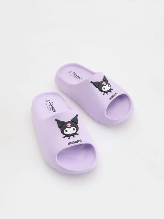 Obrázek produktu Reserved - Lehké pantofle Kuromi - levandulová