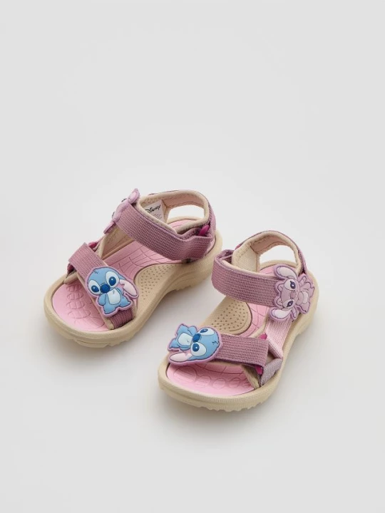 Obrázek produktu Reserved - Lehké sandály Lilo a Stitch - pastelově růžová