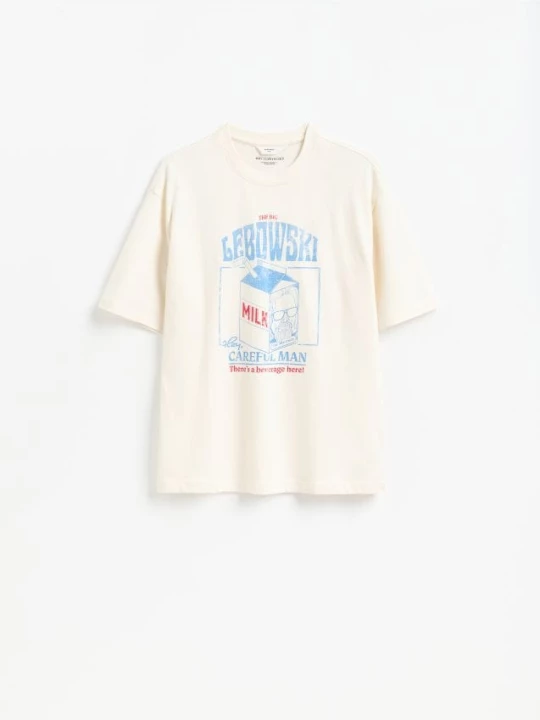 Obrázek produktu Reserved - MEN`S T-SHIRT - krémová