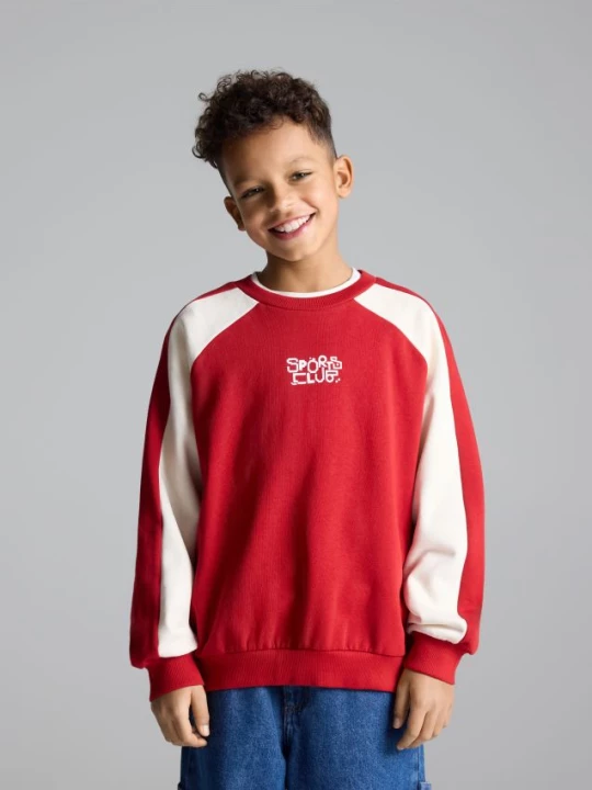 Obrázek produktu Reserved - Mikina oversized - červená