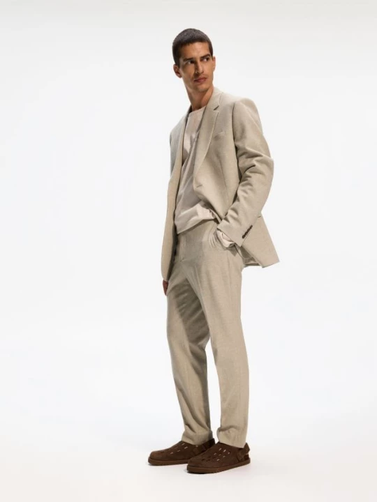 Obrázek produktu Reserved - Oblekové kalhoty slim fit - světle olivová