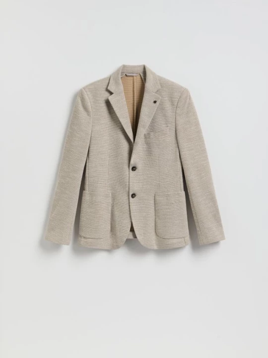 Obrázek produktu Reserved - Oblekové sako slim fit - béžová