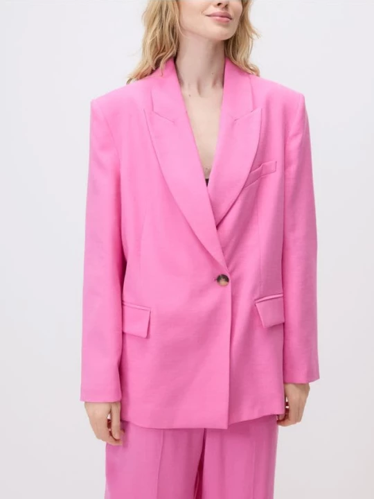 Obrázek produktu Reserved - Oversize sako s modalem - růžová