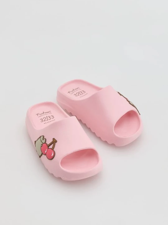 Obrázek produktu Reserved - Pantofle Pusheen - pastelově růžová