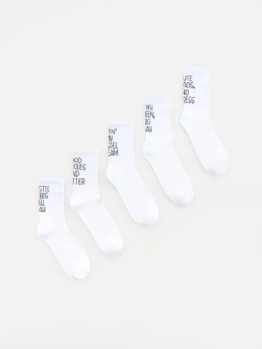 Obrázek produktu Reserved - Ponožky 5 pack - bílá