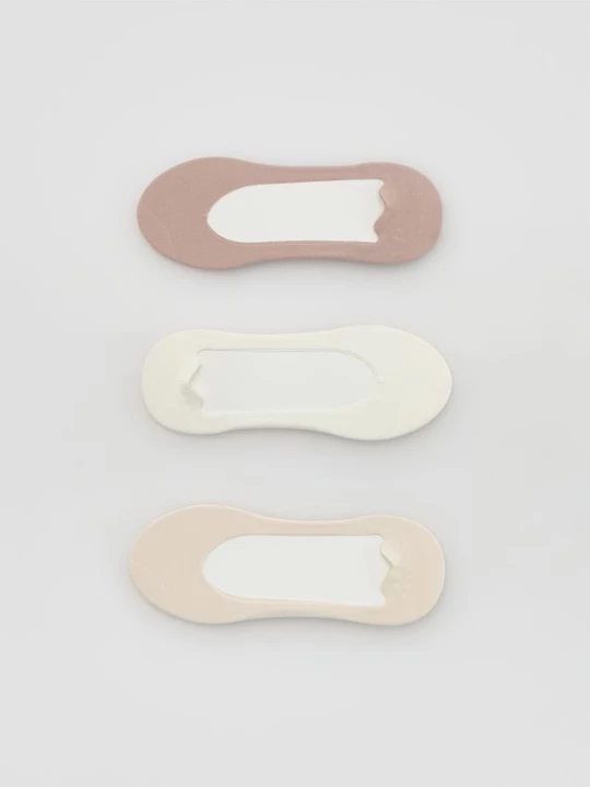 Obrázek produktu Reserved - Ponožky balerínky 3 pack - béžová