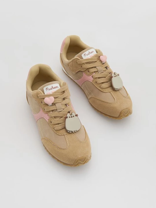 Obrázek produktu Reserved - Pusheen tenisky - béžová