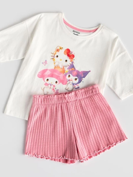 Obrázek produktu Reserved - Pyžamo Hello Kitty and Friends - krémová