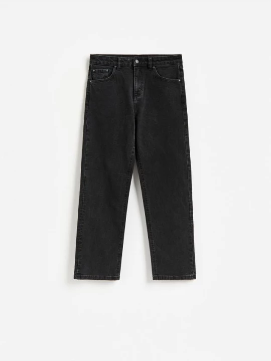 Obrázek produktu Reserved - Petite džíny straight - černý