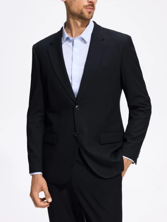 Obrázek produktu Reserved - Sako slim fit s viskózou - tmavomodrá
