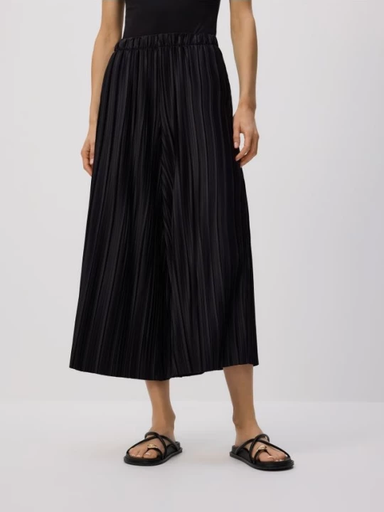 Obrázek produktu Reserved - Skládané kalhoty culotte - černý