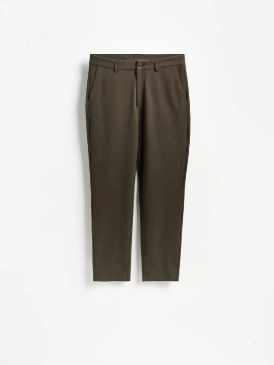 Obrázek produktu Reserved - Slim chino kalhoty - tmavě hnědá