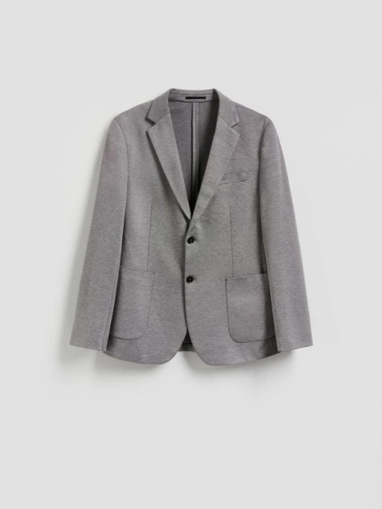 Obrázek produktu Reserved - Slim fit sako s viskózou - černý
