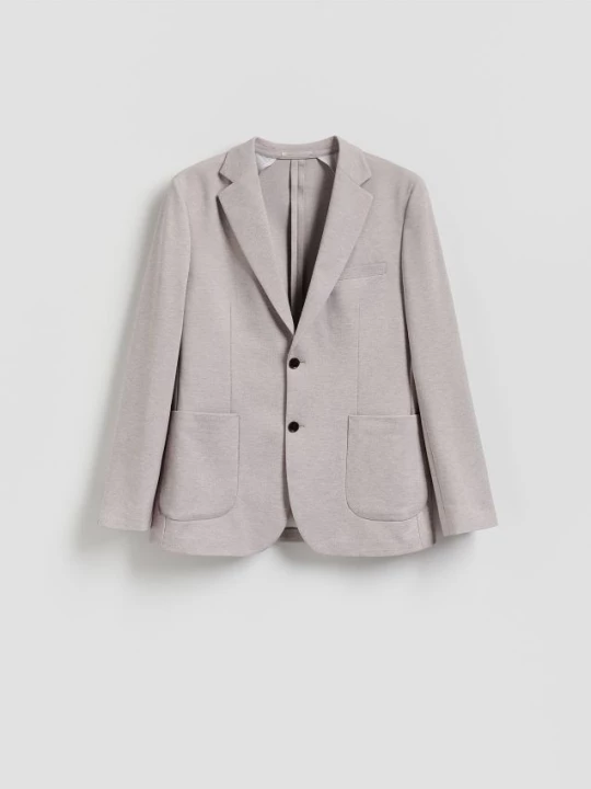 Obrázek produktu Reserved - Slim fit sako s viskózou - hnědá