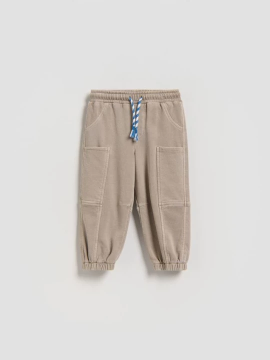 Obrázek produktu Reserved - Tepláky oversized - béžová