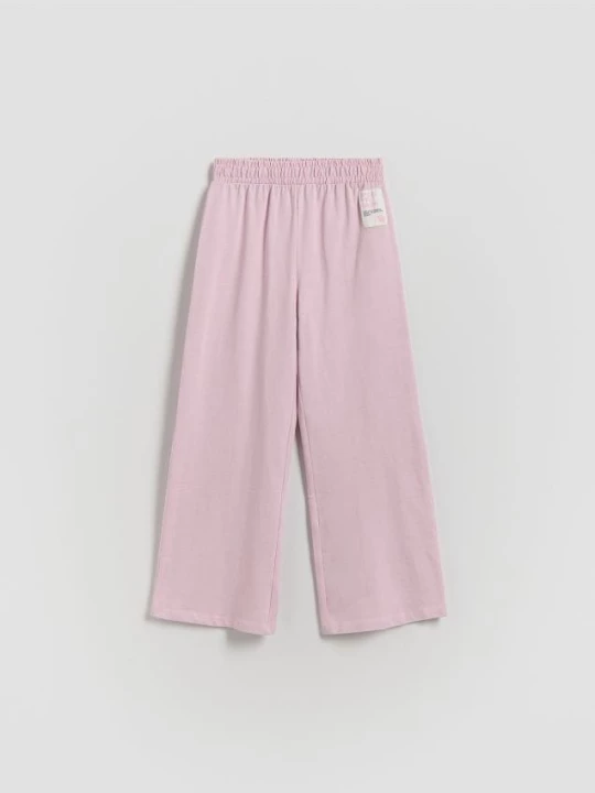 Obrázek produktu Reserved - Tepláky wide leg - orchidejová