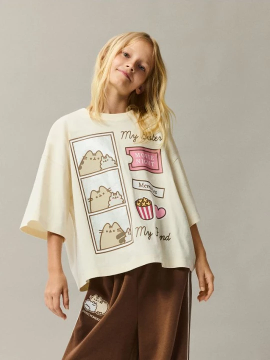Obrázek produktu Reserved - Tričko Pusheen - tělová