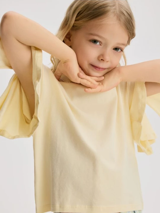 Obrázek produktu Reserved - Volánová halenka - světle žlutá