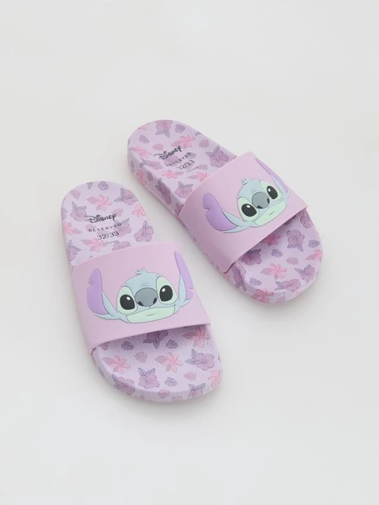 Obrázek produktu Reserved - Žabky Lilo a Stitch - levandulová