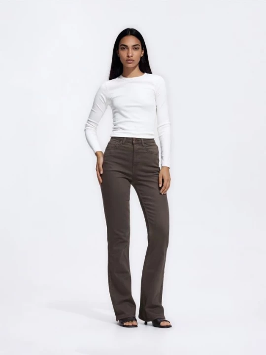 Obrázek produktu Reserved - Zvonové džíny s vysokým sedem - dark grey jeans